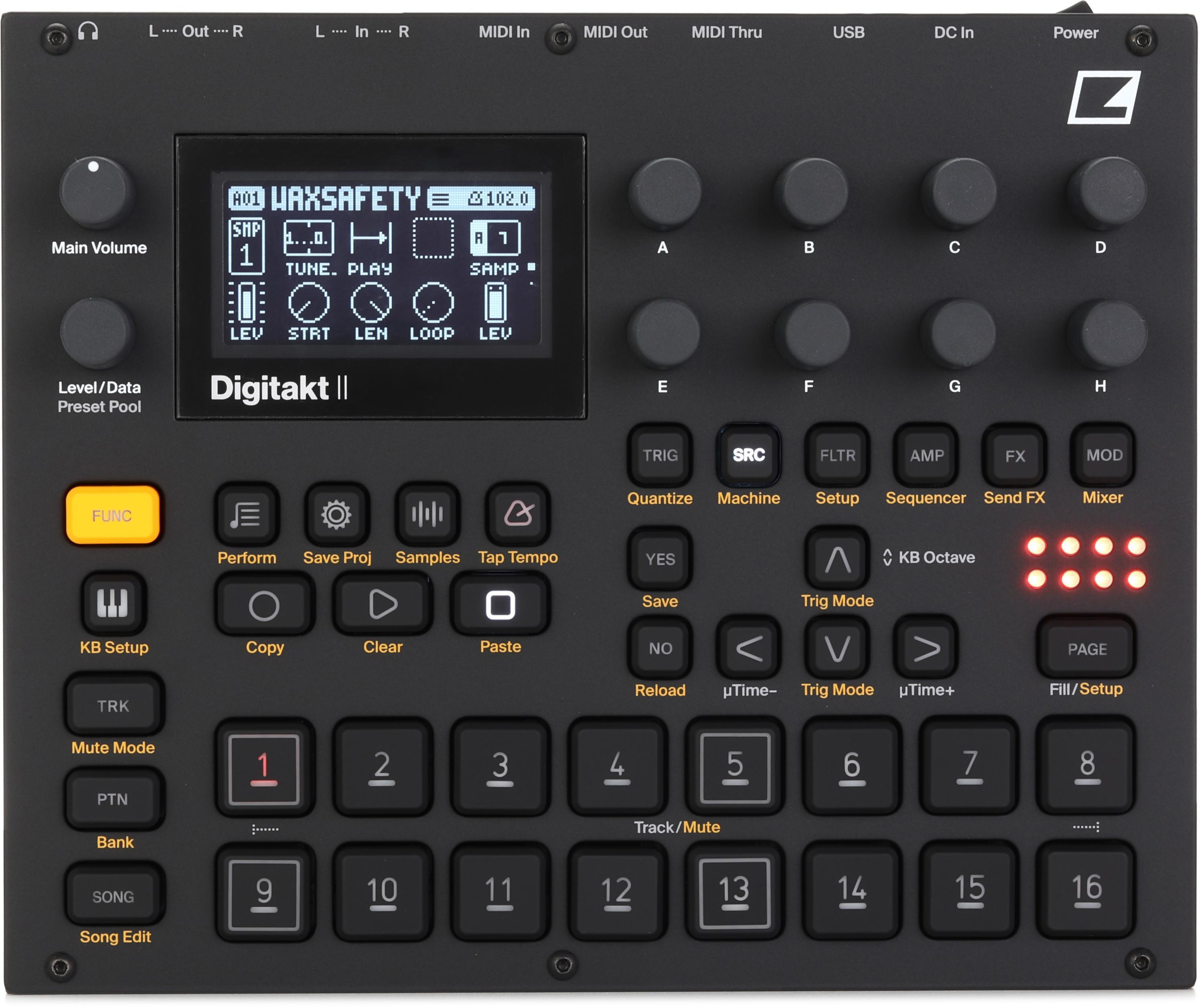 Elektron Digitakt II 16-Track Stereo Drum Computer & Sampler